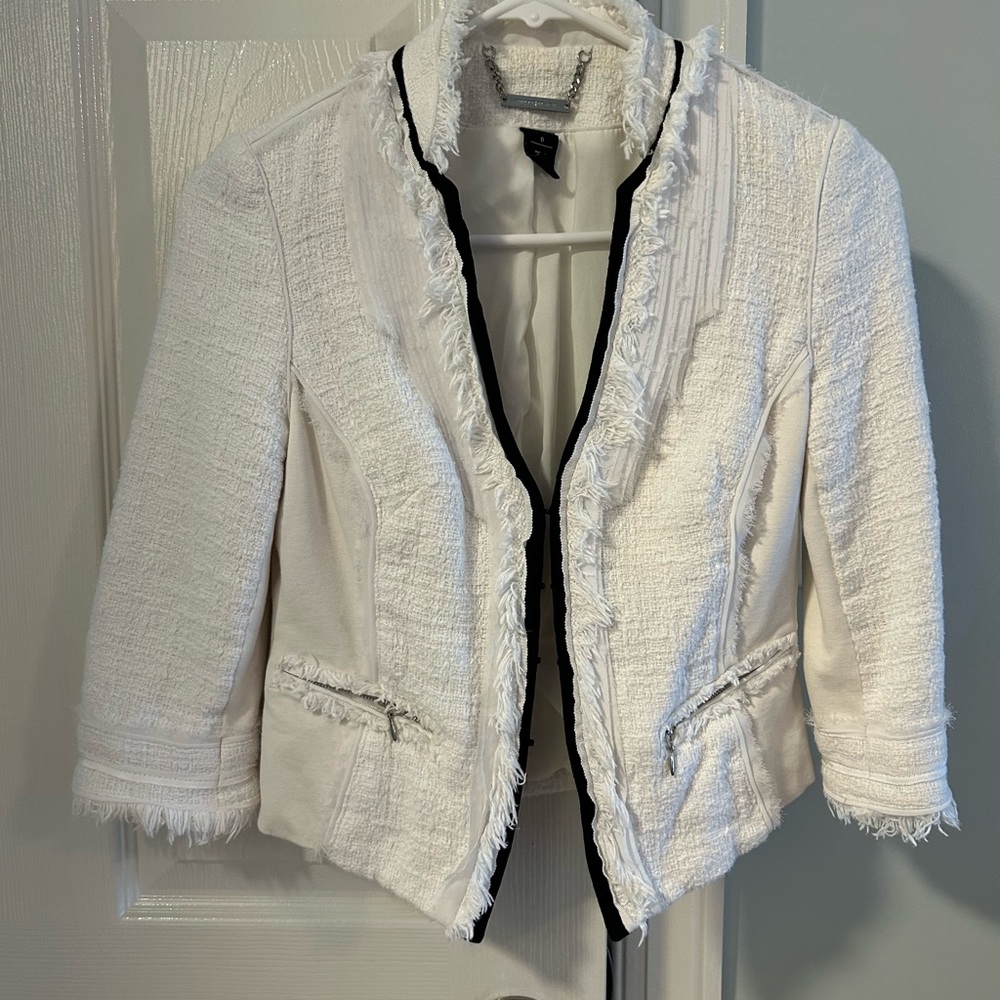 Elegant White Women's Jacket